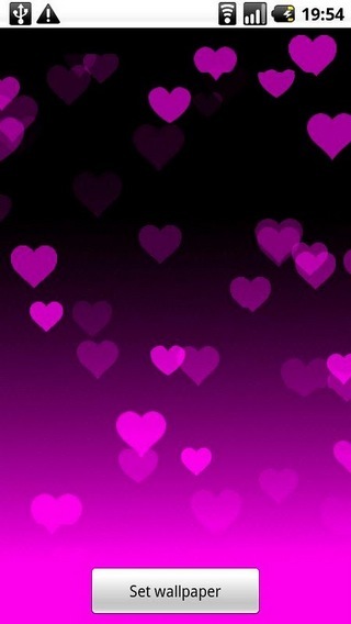 Hearts Live Wallpaper Free截图2