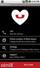 Call Mon Amour in just 1 click截图3