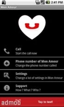Call Mon Amour in just 1 click截图