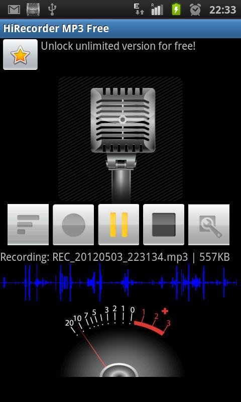 HiRecorder MP3 Free截图1