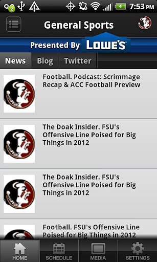 Florida State Seminoles Sports截图3