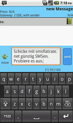 smsflatrate.net SMS App截图1