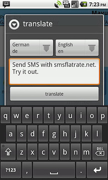 smsflatrate.net SMS App截图