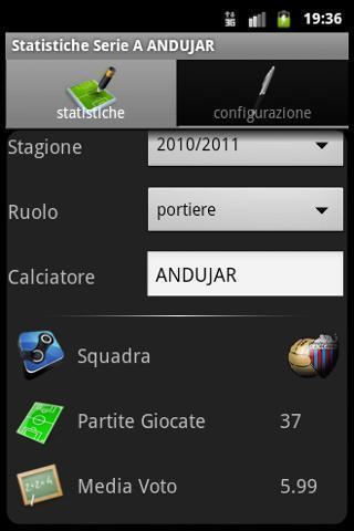 Statistics Serie A Magic截图2