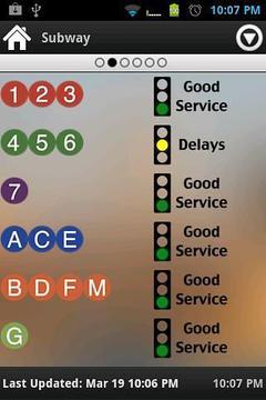 NYC Transit Status截图