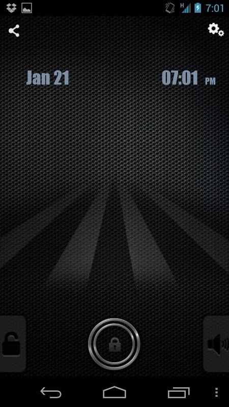 Active Lock Screen Theme - Black截图3