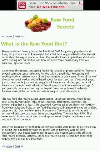 Raw Food Secrets截图2