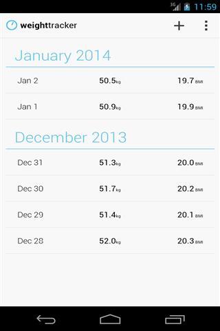 体重 记录 器截图2