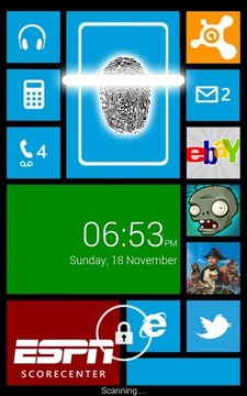 Fingerprint Lock Win8截图