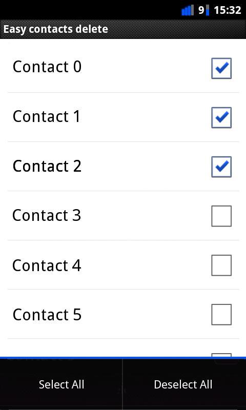 Easy contacts delete截图2