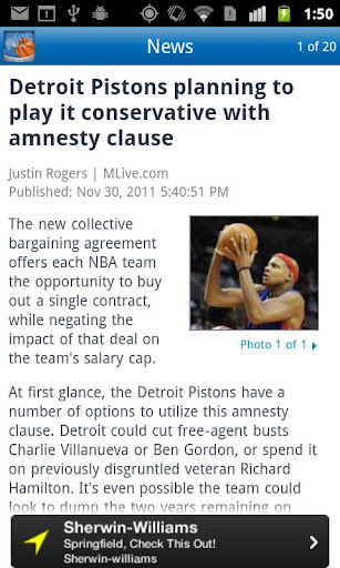 Detroit Pistons on MLive.com截图1