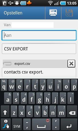 Contacts / SMS /LOG CSV Export截图3