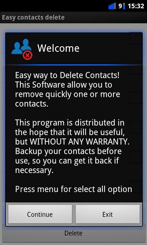 Easy contacts delete截图3