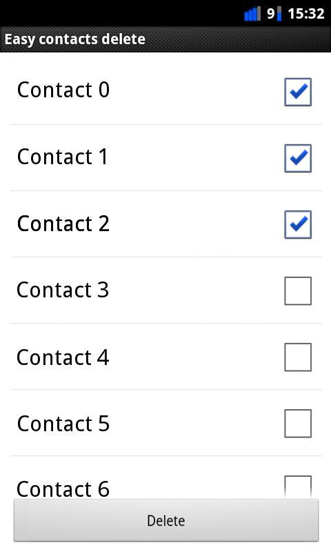 Easy contacts delete截图1
