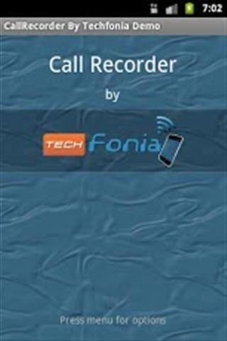 Techfonia通话记录器演示截图3