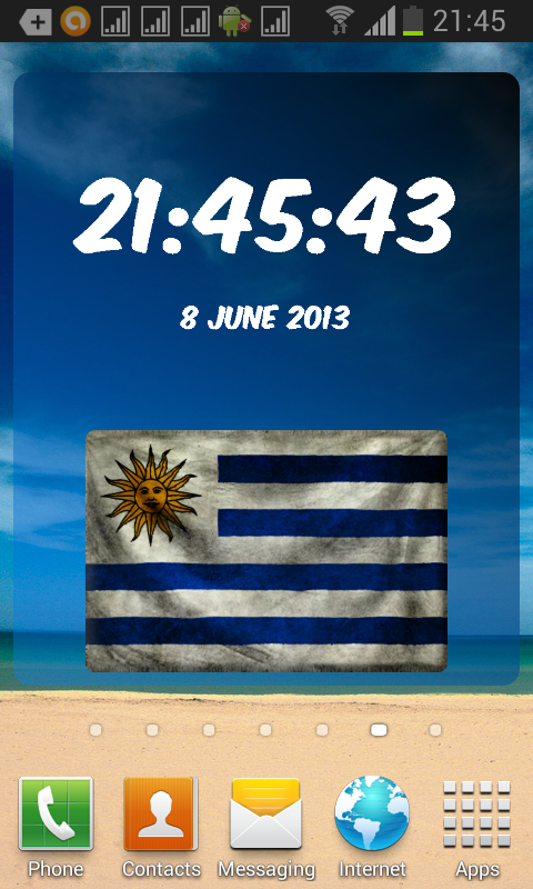 Uruguay Digital Clock截图1