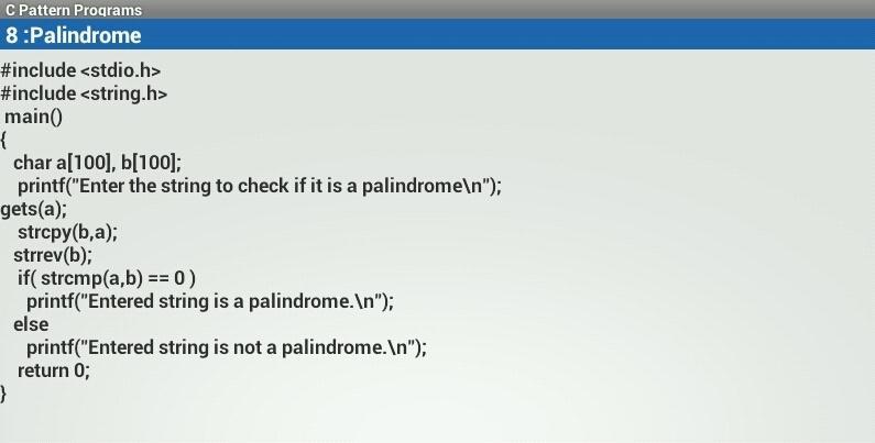 C Pattern Programs Free截图4