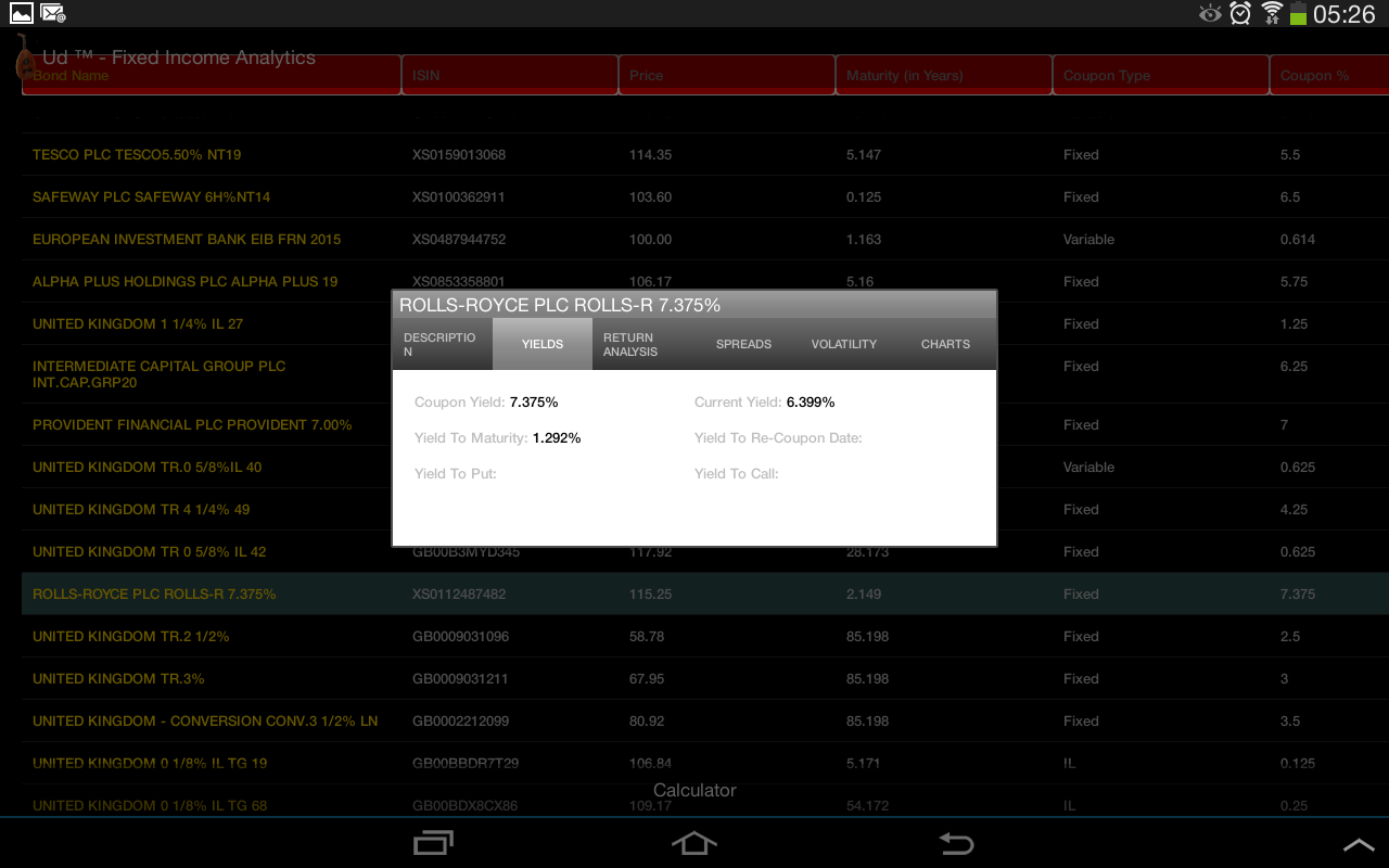 Ud™ (Bond Calculator)截图3