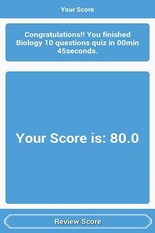 TG Science Quiz Lite截图3