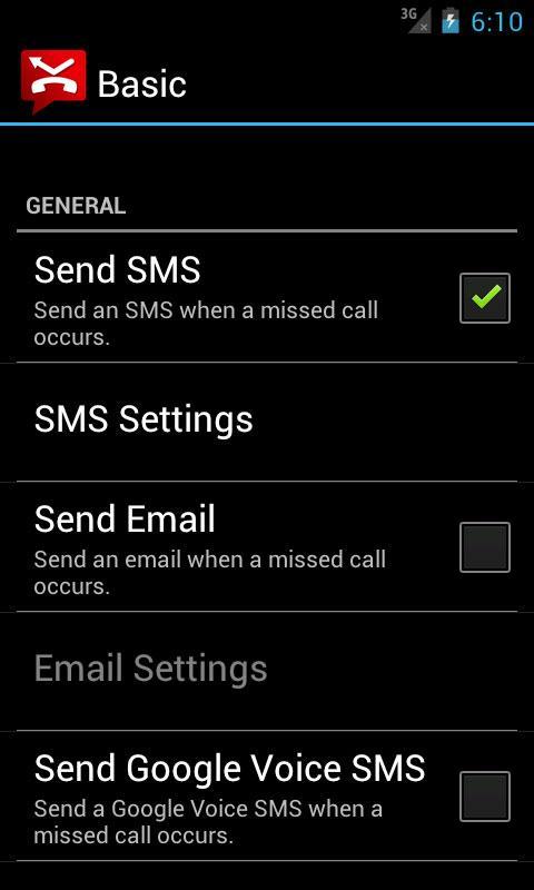 Missed Call Messenger Lite截图2