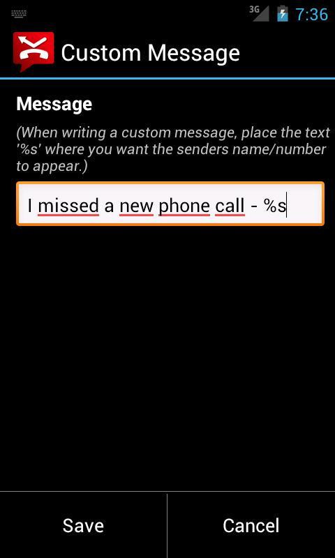 Missed Call Messenger Lite截图5