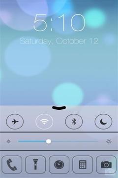 iOS7 锁屏截图