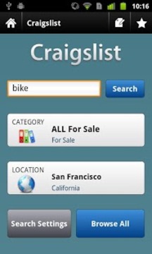 Craigslist移动客户端截图