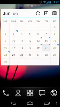 GO桌面日历小部件 Calendar GOWidget截图