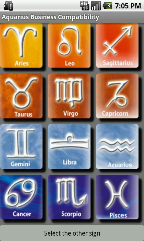 Aquarius Bsness Compatibility截图2