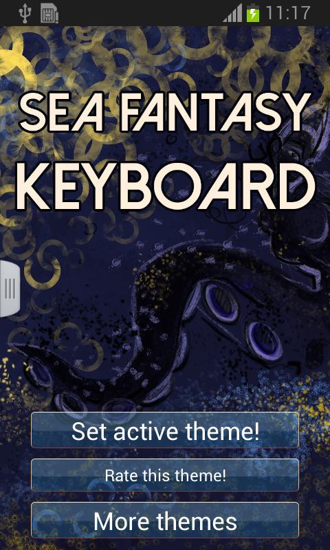 Sea Fantasy Keyboard截图1