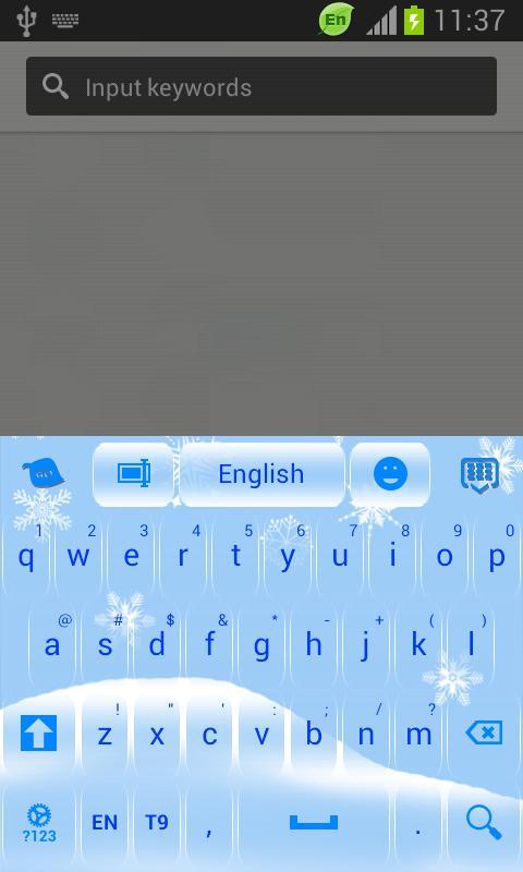 GO Keyboard Snow截图1