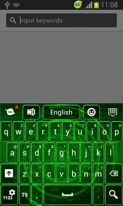 Neon Keyboard for Galaxy Note2截图2