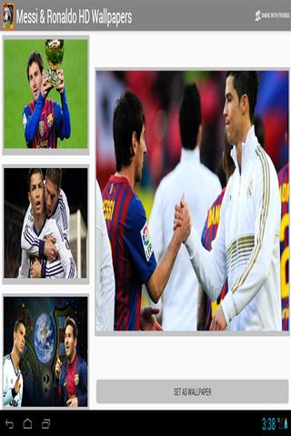 Messi and Ronaldo HD Wallpapers截图2