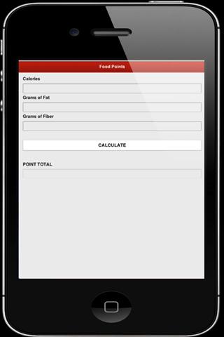 Food Points Calculator截图3