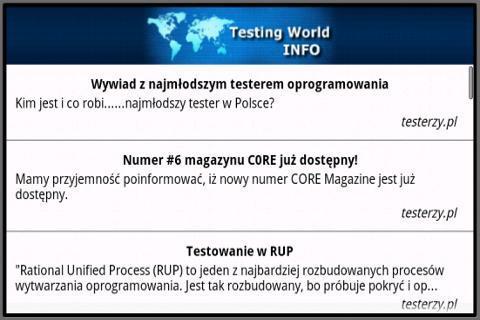 Software Testing World InfoPL截图4