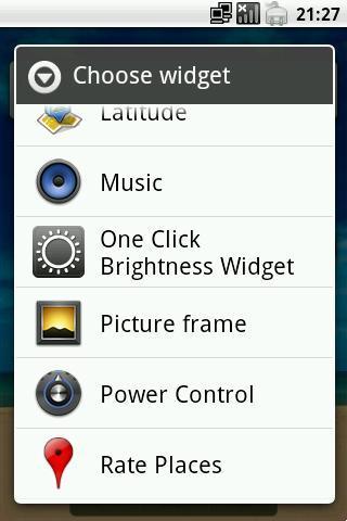 One Click Brightness Widget截图2