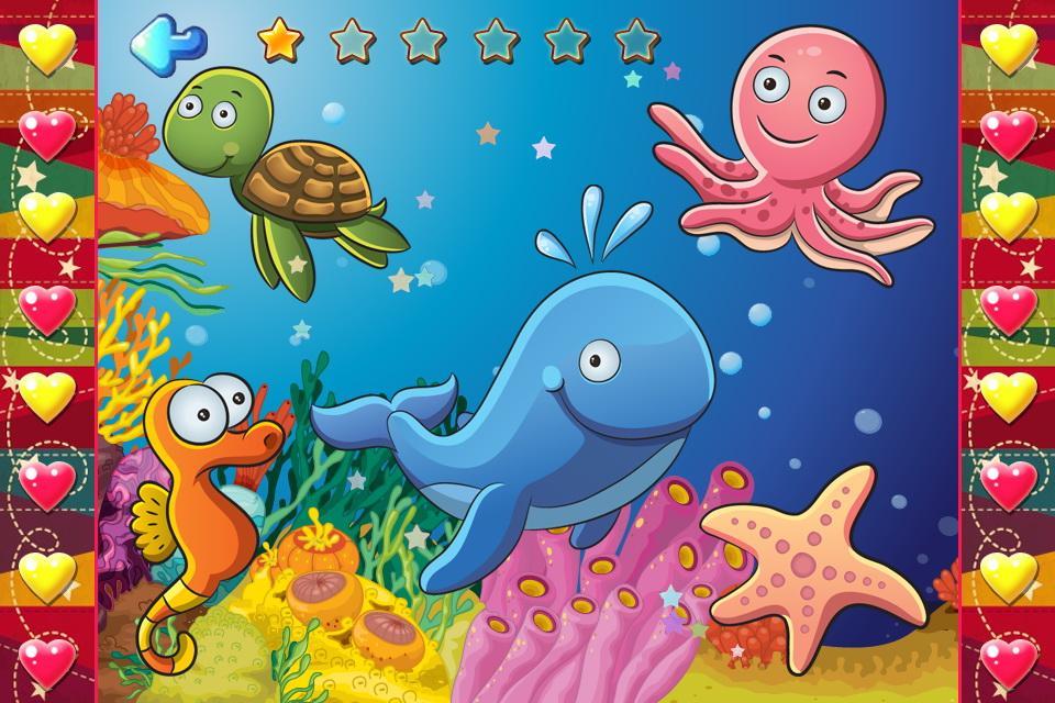 儿童识字海洋动物截图5