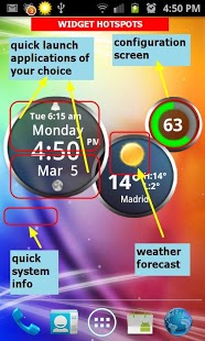 Rings Digital Weather Clock截图2