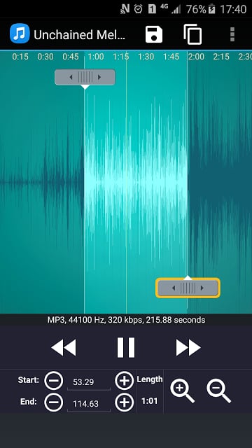 MP3剪切和铃声剪辑截图3