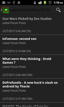 DroidGamers News截图