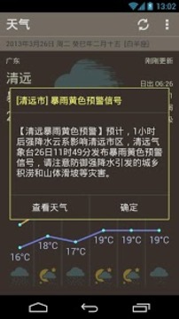 素朴天气截图