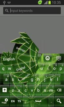 Keyboard Marijuanna Theme截图