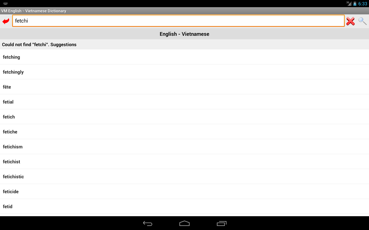 VM English - Vietnamese Dictionary截图1