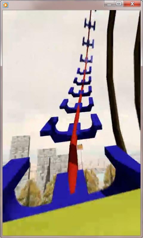 3D Rocket Roller Coaster LWP截图8