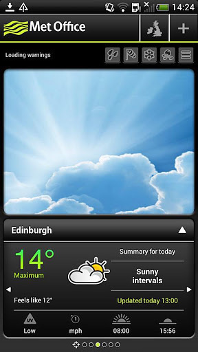 Met Office Weather Application截图2