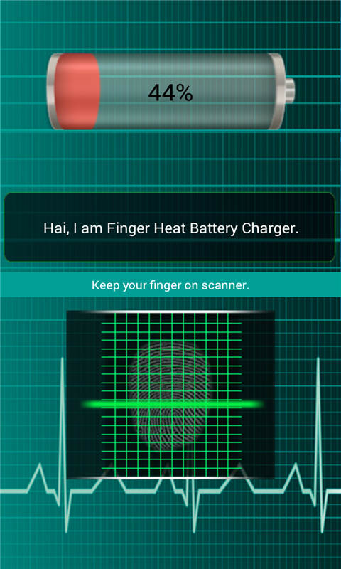 指纹电池充电器截图1
