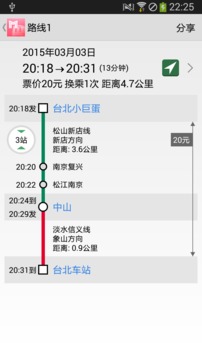 台北捷运通截图
