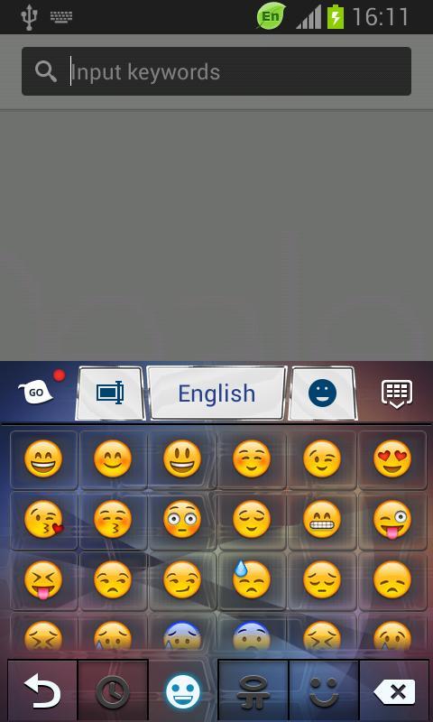 Keyboard for Galaxy S5 Mini截图4