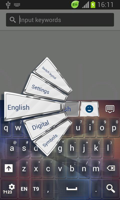 Keyboard for Galaxy S5 Mini截图3