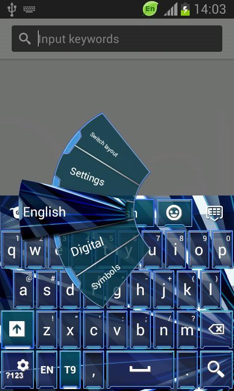 Keyboard for HTC Desire 500截图3